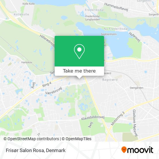 How to get to Frisør Salon Rosa in Gladsaxe by Bus Train?