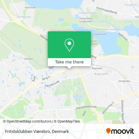 Fritidsklubben Værebro map