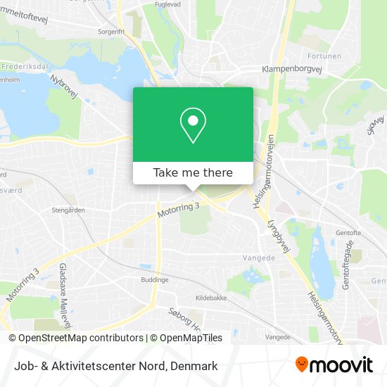 Job- & Aktivitetscenter Nord map