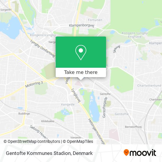 Gentofte Kommunes Stadion map