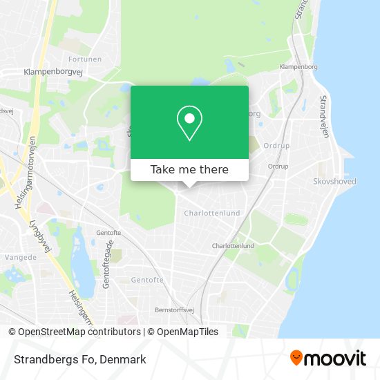 Strandbergs Fo map