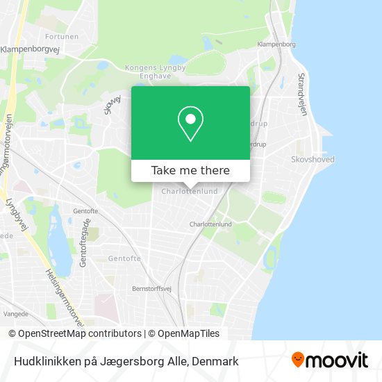 Hudklinikken på Jægersborg Alle map