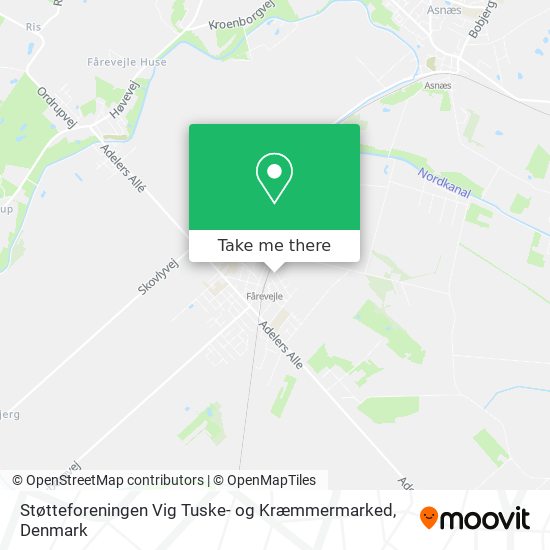 Støtteforeningen Vig Tuske- og Kræmmermarked map