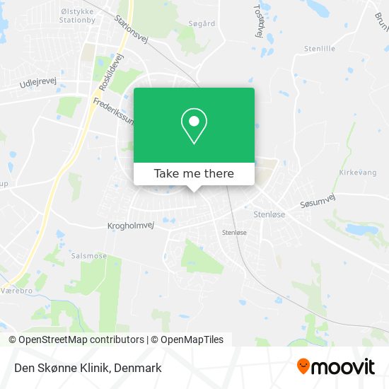 Den Skønne Klinik map