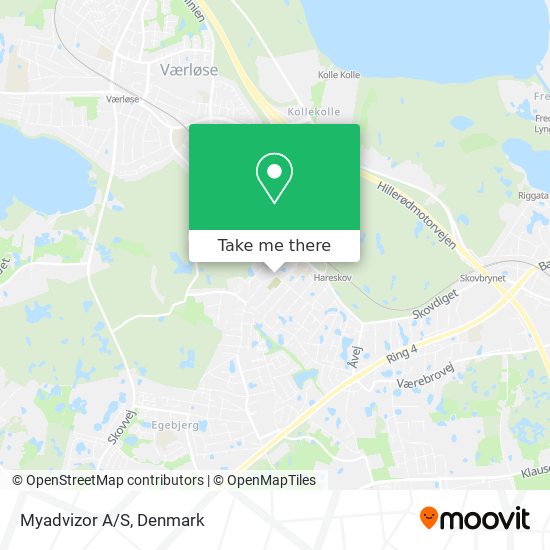 Myadvizor A/S map