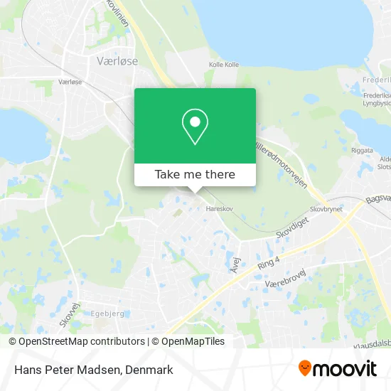 Hans Peter Madsen map