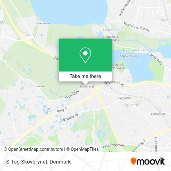 S-Tog-Skovbrynet map