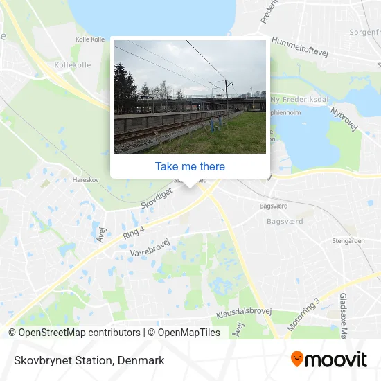 Skovbrynet Station map