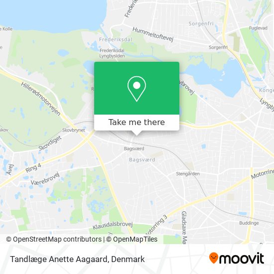 Tandlæge Anette Aagaard map