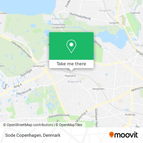 Sode Copenhagen map