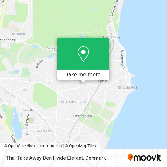 Thai Take Away Den Hvide Elefant map