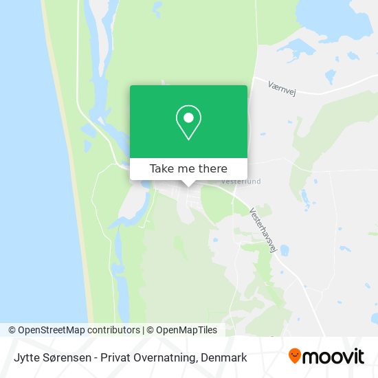 Jytte Sørensen - Privat Overnatning map