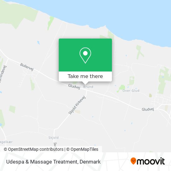 Udespa & Massage Treatment map