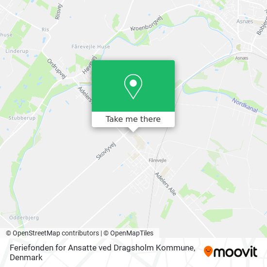 Feriefonden for Ansatte ved Dragsholm Kommune map