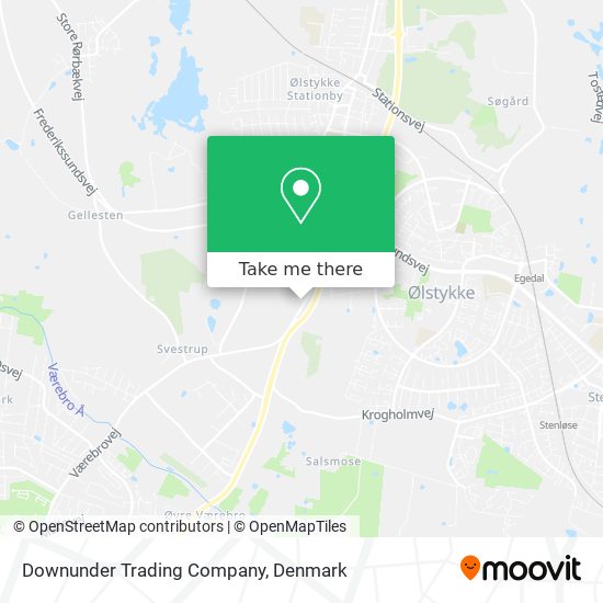 Downunder Trading Company map