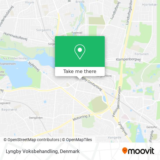 Lyngby Voksbehandling map