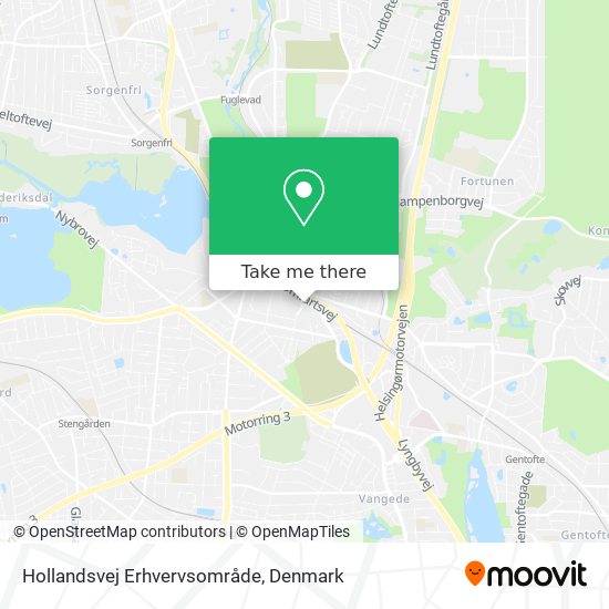 Hollandsvej Erhvervsområde map