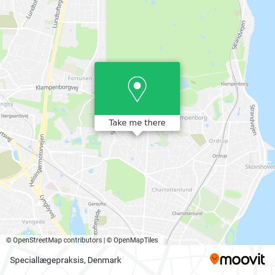 Speciallægepraksis map