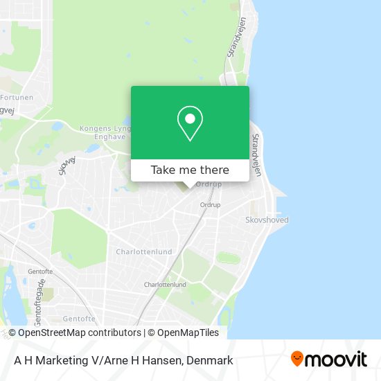 A H Marketing V/Arne H Hansen map