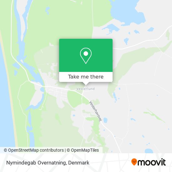 Nymindegab Overnatning map