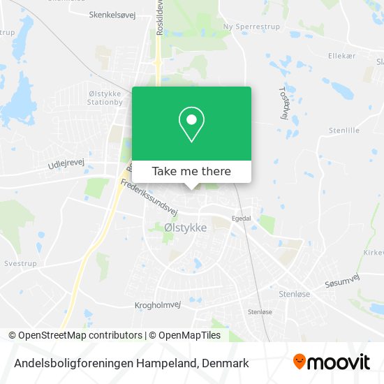 Andelsboligforeningen Hampeland map