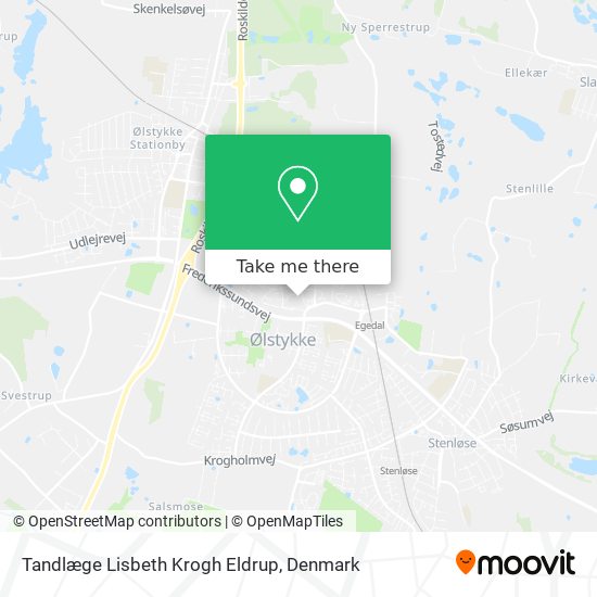 Tandlæge Lisbeth Krogh Eldrup map