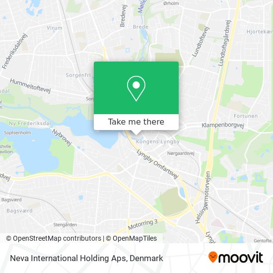 Neva International Holding Aps map