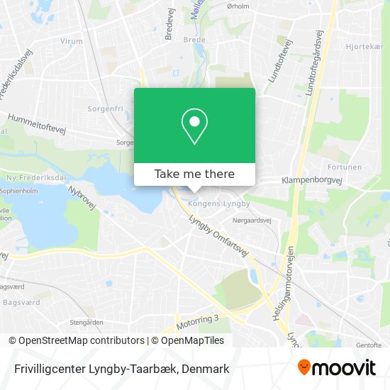 Frivilligcenter Lyngby-Taarbæk map