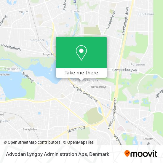 Advodan Lyngby Administration Aps map