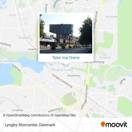 Lyngby Storcenter map