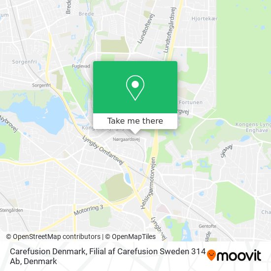 Carefusion Denmark, Filial af Carefusion Sweden 314 Ab map