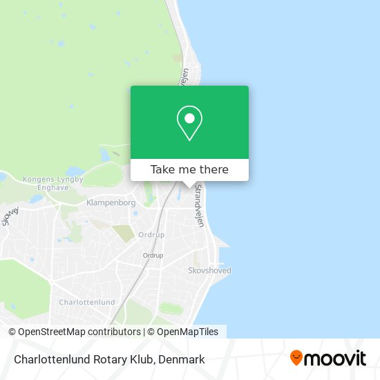 Charlottenlund Rotary Klub map