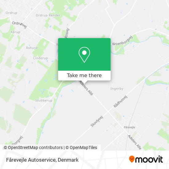 Fårevejle Autoservice map