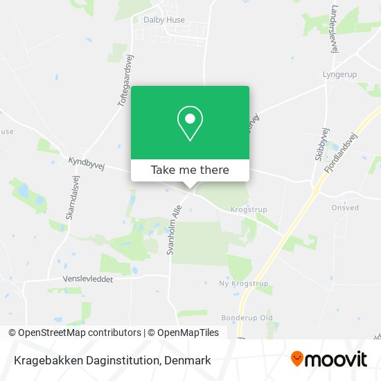 Kragebakken Daginstitution map