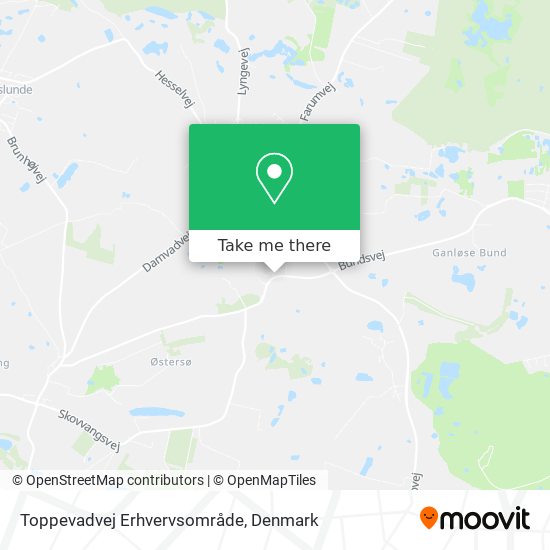 Toppevadvej Erhvervsområde map