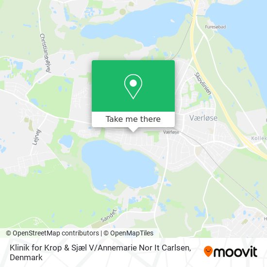 Klinik for Krop & Sjæl V / Annemarie Nor It Carlsen map