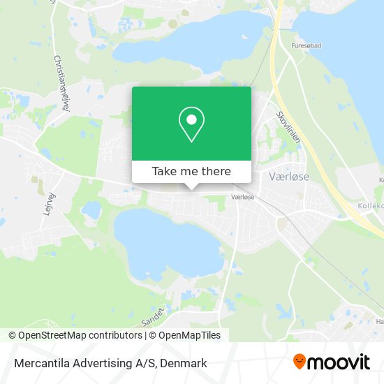 Mercantila Advertising A/S map