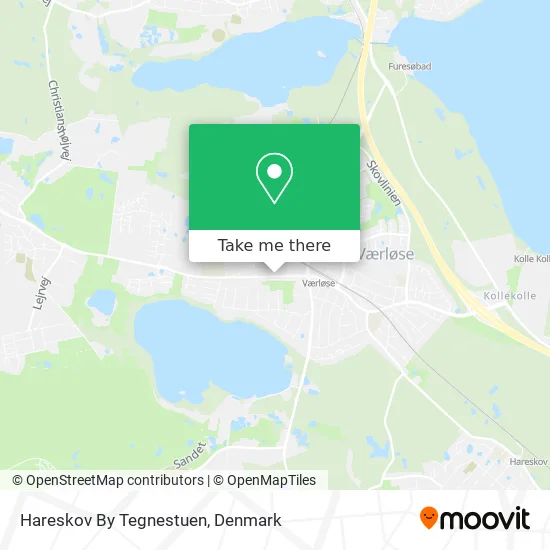 Hareskov By Tegnestuen map