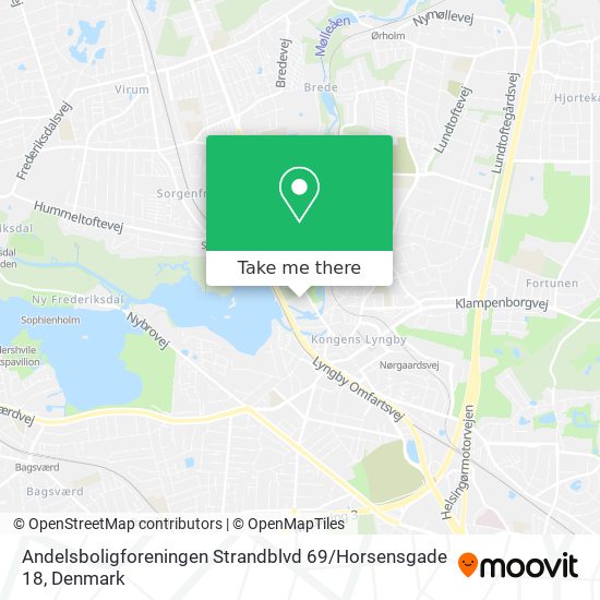 Andelsboligforeningen Strandblvd 69 / Horsensgade 18 map