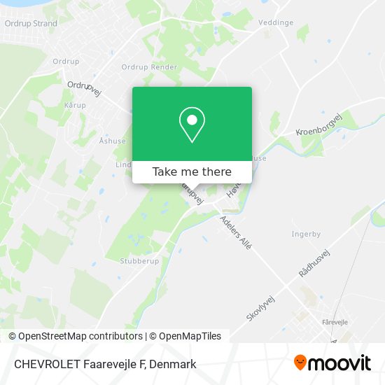 CHEVROLET Faarevejle F map