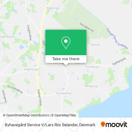 Byhavegård Service V / Lars Riis Selander map