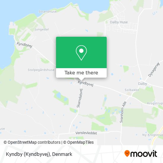Kyndby (Kyndbyvej) map