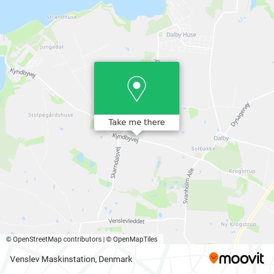 Venslev Maskinstation map