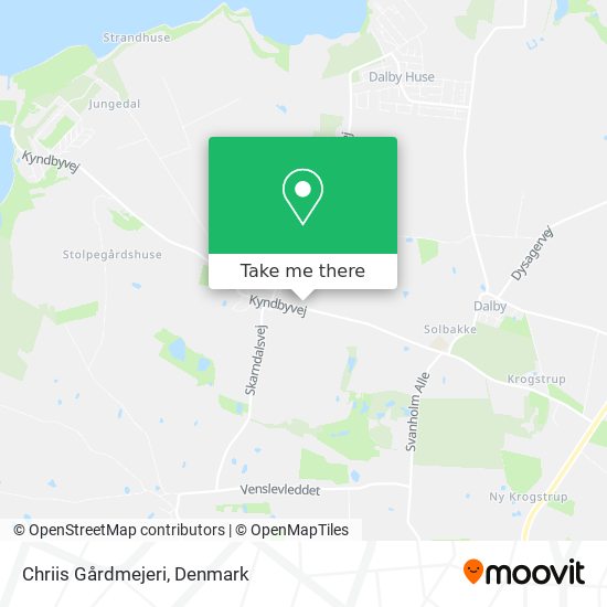 Chriis Gårdmejeri map