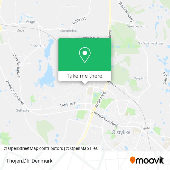 Thojen.Dk map