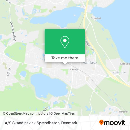 A/S Skandinavisk Spændbeton map