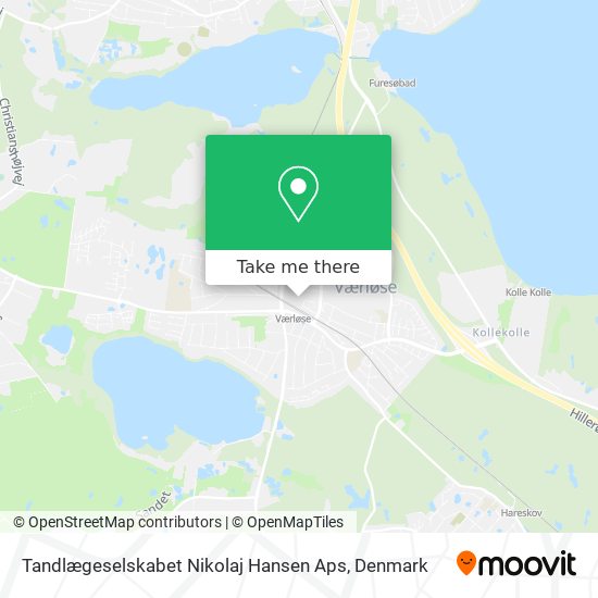 Tandlægeselskabet Nikolaj Hansen Aps map