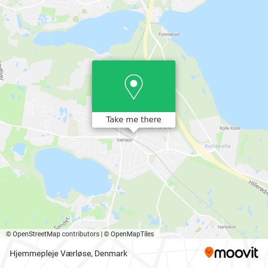 Hjemmepleje Værløse map