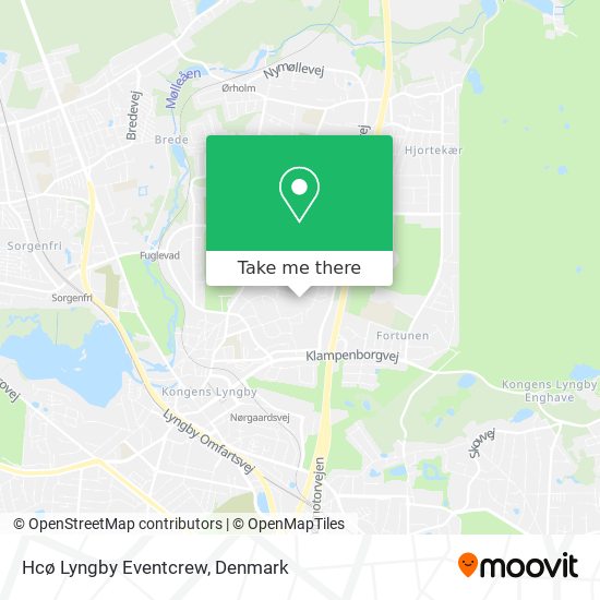 Hcø Lyngby Eventcrew map