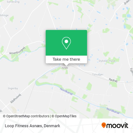 Loop Fitness Asnæs map